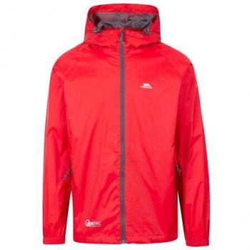 Chaqueta Impermeable Trespass Qikpac Roja para Hombre Talla L