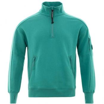 C.P. Company Green Cotton Crewneck Sweater - Size S