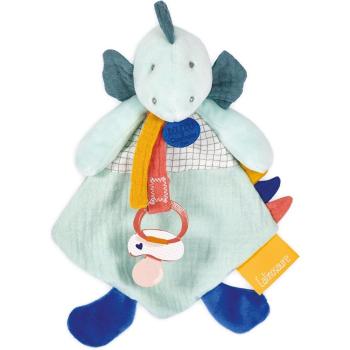 Mantita Pinza Para Chupete Les Calinosaures Filou (Almendra) de Doudou Et Compagnie