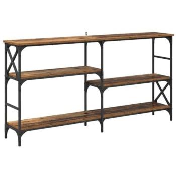 Mesa Consola de Madera Vieja con Estante 150 x 29 x 76,5 cm - Madera Ingenierizada