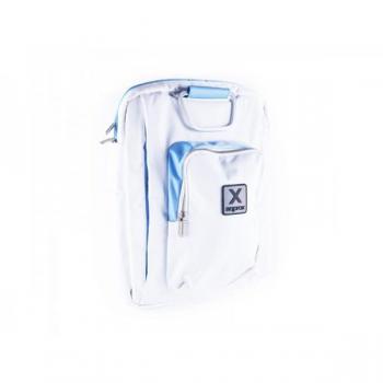 Approx APPNBST15WBL - Maletín de diseño para portátil de hasta 15.6”, Color Blanco y Azul