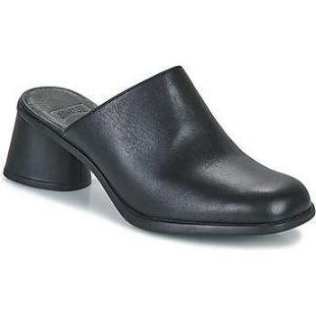 Zuecos Mujer Camper KIARA K201561 | Sandalias de piel para mujer con tacón de bloque, cómodos y elegantes