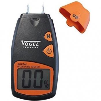 VOGEL 641006 - Medidor de humedad electrónico digital - Rango de medición en madera: 5% - 40%
