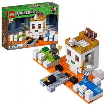LEGO Minecraft - La Calavera de la Lucha, Set de Construcción de Juguete Creativo del Videojuego con Muñecos para Niños y Niñas de más de 8 Años