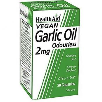 HealthAid Mega Garlic Oil 2mg Odourless - 30 Vegicaps