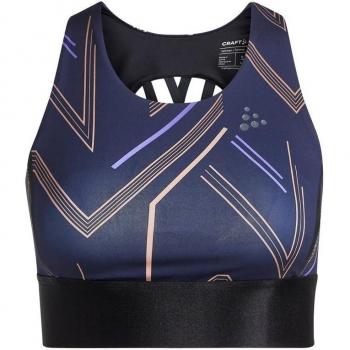 Craft Women's Adv Hit Padded Sports Top - Blue/Blaze/Cliff