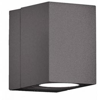 Trio 229160142 Tiber - Aplique, Bombilla incluida, COB, LED, 3 W, 210 LM, 3000 K, 230 V, A+, IP54, 10 x 7 cm, Aluminio Fundido, Antracita
