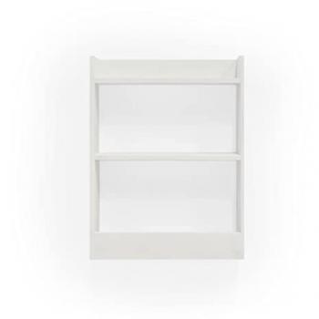 Estantería Lua de Madera Maciza Decowood con 3 Estantes, Acabado Blanco, Medidas 60x45x12 cm, Hecha a Mano en España