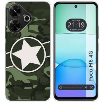 Funda de Silicona Camuflaje 01 para Xiaomi Poco M6 4G