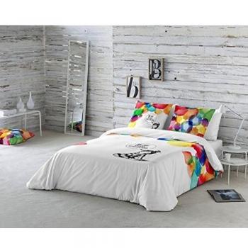 La Volátil Colores Funda nórdica, algodón, Multicolor, Cama 150 cm, 1800