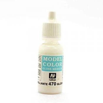 Vallejo Gloss Medium Resina de Vinilo-Acrílico , Incolor, 17 ml