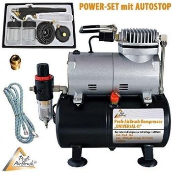 KIT AERÓGRAFO COMPRESOR - KIT AIRBRUSH COMPRESOR Universal para los principiantes exigentes con AERÓGRAFO PISTOLA - AIRBRUSH PISTOLA de una sola acción y manguera de aire comprimido KIT AEROGRAFIA para aerografo colores - airbrush colores