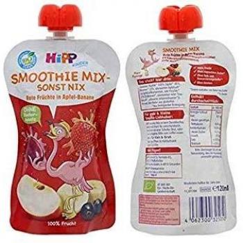 HIPP BIO Smoothie Manzana Plátano Frutos Rojos 120ml