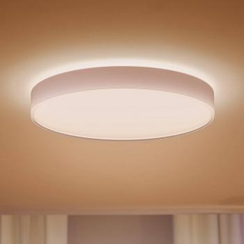 Philips Hue Enrave White Ambiance Large Ceiling Light LED with Wi-Fi & Bluetooth, 55.1cm
