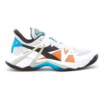 Diadora B.icon Clay Blanco Azul 101.178117 - Zapatillas de tenis, diseño en color blanco y azul, suela de clay, material sintético y textil, amortiguación ligera, soporte lateral mejorado
