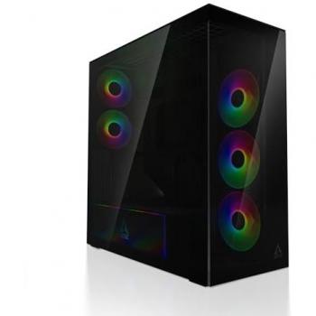 Arctic Xtender VG Black Premium E-ATX PC Case with Vertical GPU Mount and Tempered Glass