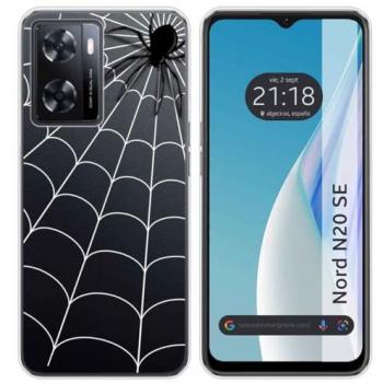 Funda Silicona Transparente Araña para Oneplus Nord N20 SE con Dibujos