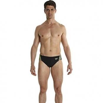 Speedo Monogram Bañador Hombre, Negro