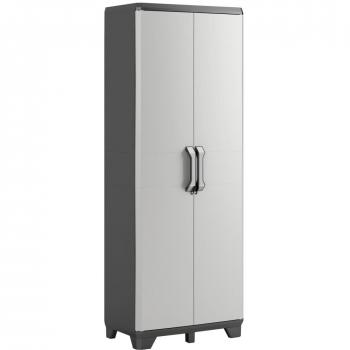 Armario de almacenaje con estantes Gear Keter negro y gris 182 cm