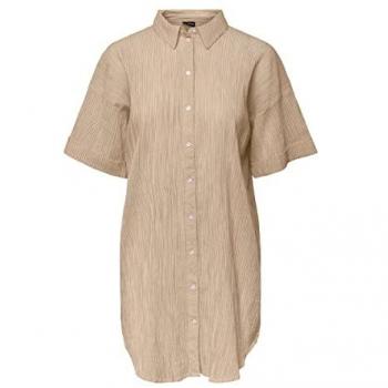 Pieces Women's Long Shirt Dress Terra Noos BC