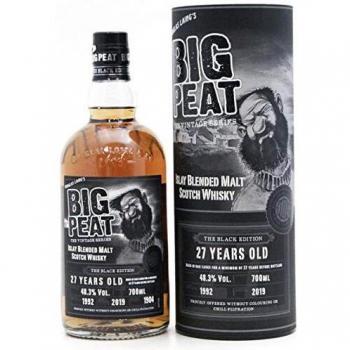Douglas Laing BIG PEAT 27 Years Old Islay Blended Malt THE BLACK EDITION 2019 48.3% Vol
