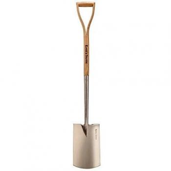Pala de Jardín Kent & Stowe de Acero Inoxidable con Mango de Madera de Fresno, Longitud: 110 cm