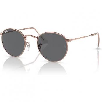 Ray-Ban RB3447 Round Metal Asian Fit 9202B1 Men's Sunglasses Gold Size 47