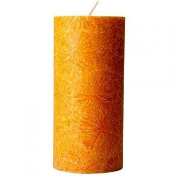 Kerzerman Yellow Pillar Cylindrical Candle, 1