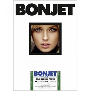 Bonjet Silk brillante papel a 4 240 g 50 hojas bj4sgp240