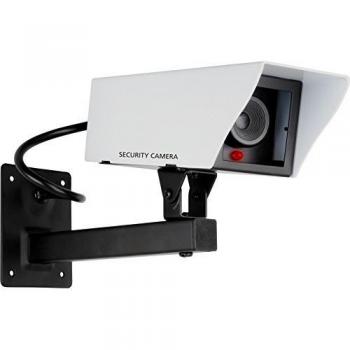 Cámara Falsa Metálica CS11D de Pared con Luz LED para Interior y Exterior