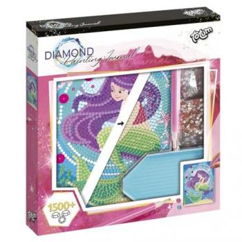 Cuaderno Personalizable de Pintura de Diamante Sirena Totum 20x3x19 Cms