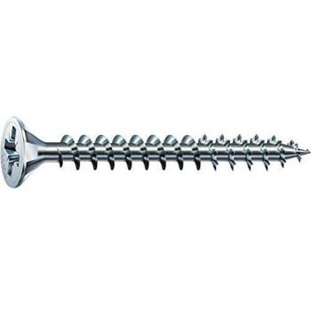 SPAX - Tornillo cincado claro, 3,0 x 35 mm, 1000 Unidades