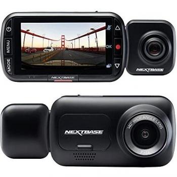 Cámara de Coche Nextbase Dash Cam 222X con Grabación Full HD 1080p/30fps, Detección de Movimiento G-Sensor, Modo de Estacionamiento Inteligente y Visión Amplia de 140