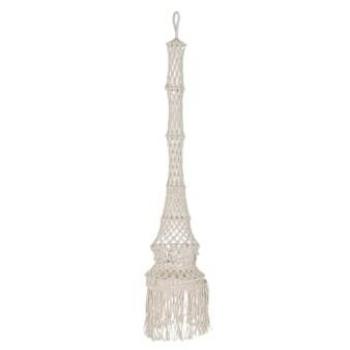 Pantalla de Lámpara Home ESPRIT Beige Boho 30 x 30 x 170 cm