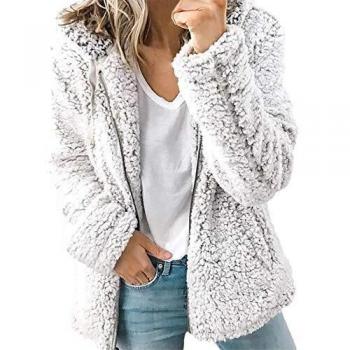 SHOBDW Oferta Liquidación Sudadera con Capucha para Mujer Moda Cárdigan Camiseta Manga Larga de Invierno