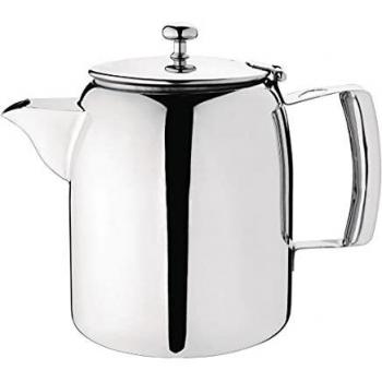 Tetera/Cafetera de Acero Inoxidable Pulido Olympia Cosmos 1,4L con Infusor y Nuevas Características