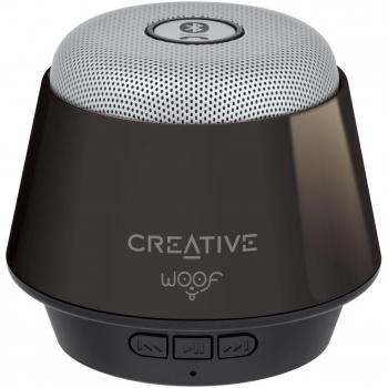 Creative Woof - Minialtavoces Bluetooth gris oscuro