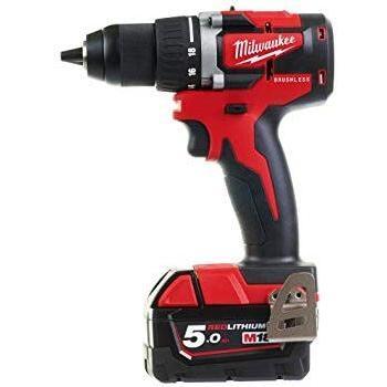 Milwaukee 1 Taladro Atornillador SIN ESCOBILLAS M18 CBLDD-502C, Rojo
