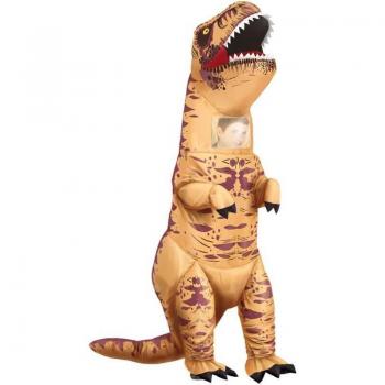 Disfraz de Dinosaurio T-Rex Hinchable para Adulto, Talla L (52-54)