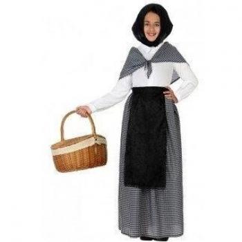 Atosa-32136 Disfraz Vieja, Color Negro, 3 a 4 años