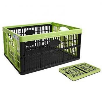 Tontarelli 85686 Caja multiusos, negra y verde, 47,5 x 35 x 23,6 cm
