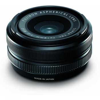 Objetivo Fujifilm Fujinon XF 18mm f:2 R de Distancia Focal Fija, Diámetro 52mm - Negro
