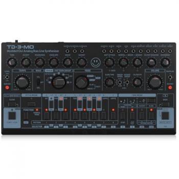 Behringer TD-3-MO-BK Modded Out Analog Bass Line Synthesizer with VCO, VCF and VCA