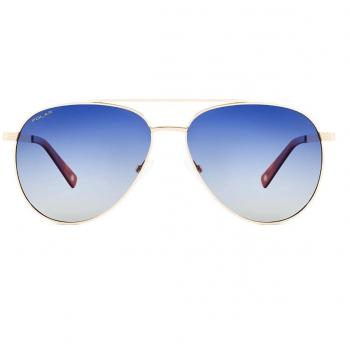 Anteojos de Sol Polar Dorados 301 Polarized 02/Q para Hombre con Lentes dorados