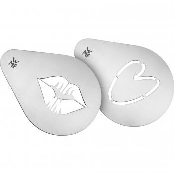 WMF 0686406040 Barista Sweetheart - Plantillas para capuchino