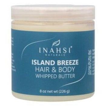 Crema para Definir Rizos Inahsi Breeze Hair Body Whipped Butter (226 g) - Crema definidora de rizos, textura ligera y cremosa, formulada con manteca batida, ideal para hidratar y definir ondas