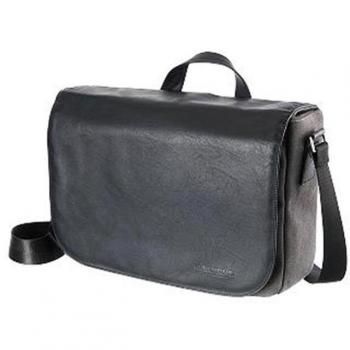 OLYMPUS OM-D Messenger - Bolso de piel y lona, color negro