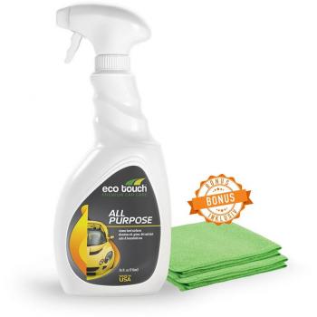 Barniz desengrasante ( – Limpiador de motor Auto, Moto, – Limpiador con Gratis paño – Bio limpiador universal para coche, casa, Moto, – Auto Detailer sin Química & fragancia. – 500 ml spray