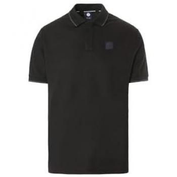 Polo Hombre North Sails Coolmax Negro con Logo - Polo de Manga Corta