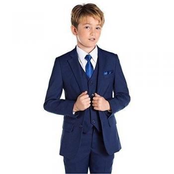 Paisley of London, Niños Azul Traje, Graduación Trajes, Página Juegos Del Muchacho, 12-18 meses - 13 años - sintético, Azul, 100% poliéster, De Niño, 5 años
